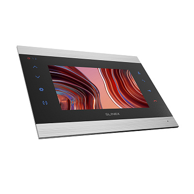 картинка Slinex SL-07N Cloud цвет серебро + чёрный. 7" Домофон с переадресацией вызова на смартфон от компании Intant